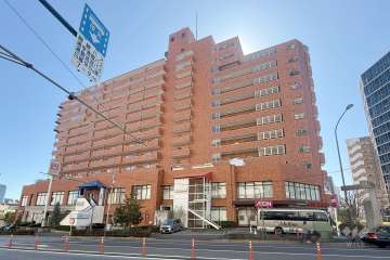 ハイホーム本陣の外観（北西側から）