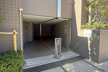 駐輪場の出入り口　