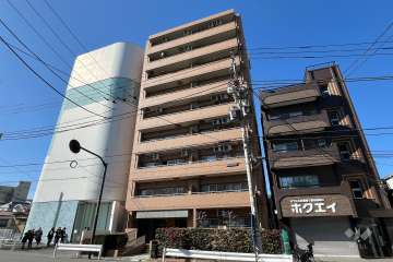 アイディーコート早稲田の外観（北東側から）