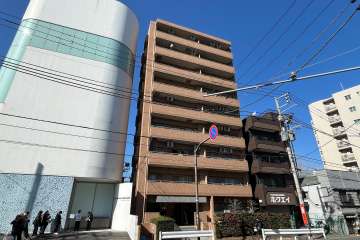 アイディーコート早稲田の外観（南東側から）