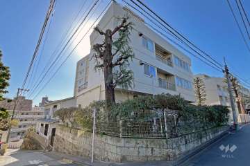 牛込中央マンションの外観（北側から）