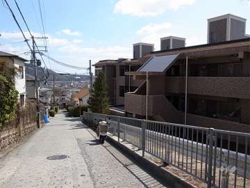 ワコーレ雲雀丘花屋敷の外観（北西側から）