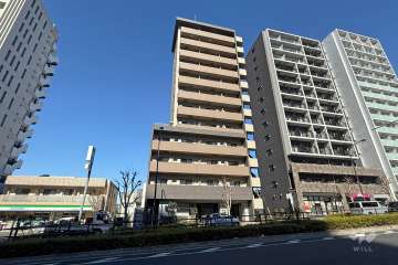 コンシェリア新宿ノースフロンティアの外観（南西側から）