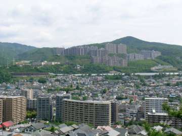 『ラ・ビスタ宝塚』の遠景