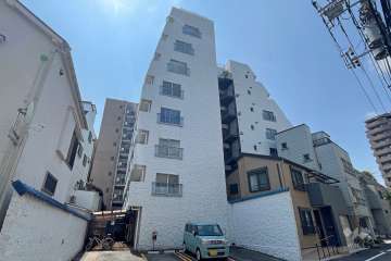 マンションヴィップ新宿柏木の外観（北東側から）