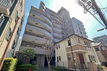 ザパームス東中野エアリィタワーの外観（北西側から）