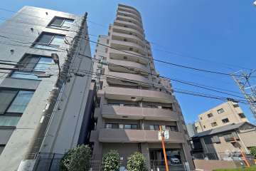 ザパームス東中野エアリィタワーの外観（東側から）