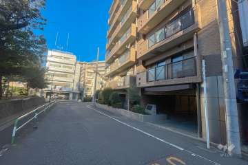 敷地南側の前面道路　