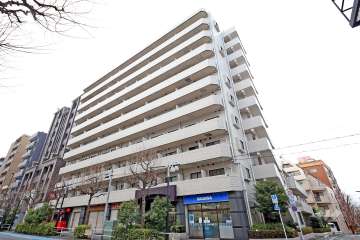 ストーク北新宿の外観（北東側から）