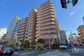 ジェイパーク神楽坂の外観（北西側から）