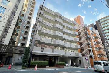 神楽坂グリーンハイツの外観（北東側から）