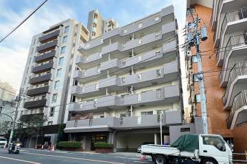 神楽坂グリーンハイツの外観（北西側から）