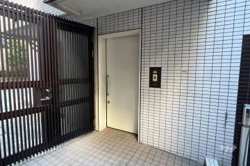 駐輪場の出入り口