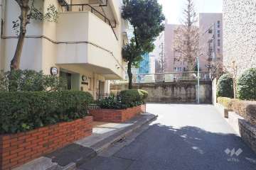 敷地北西側の前面道路　