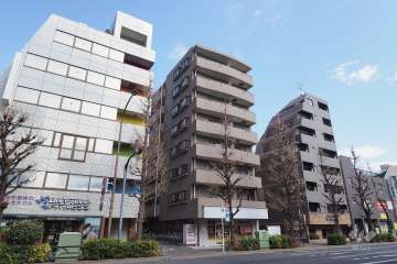 アビテ南阿佐ヶ谷の外観（南西側から）