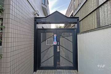 駐輪場の出入り口