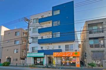 サンフラット阿佐ヶ谷の外観（北側から）