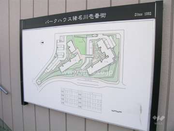 パークハウス猪名川壱番街の敷地配置図