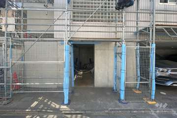 駐輪場の出入り口