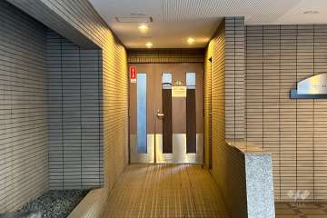 駐輪場の出入口