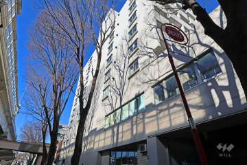 桜上水マンションの外観(北西側から)