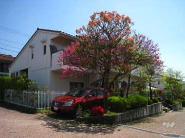 移瀬ガーデン弐番街の外観（Ｅ-5棟南西側から）