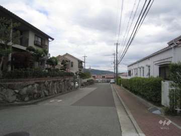 敷地北東側の道路（北側から）