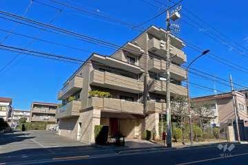 コート宮前の外観（南西側から）