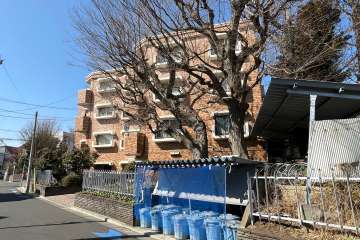 富士見ヶ丘永谷マンションの外観（北東側から）