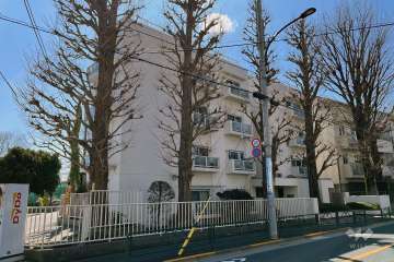 クレール浜田山の外観（北東側から）