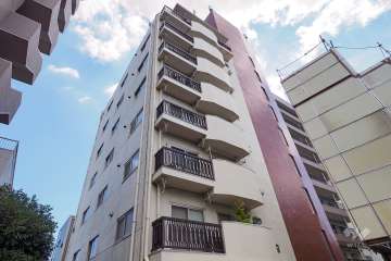 第二高円寺ダイヤモンドマンションの外観（北西側から）
