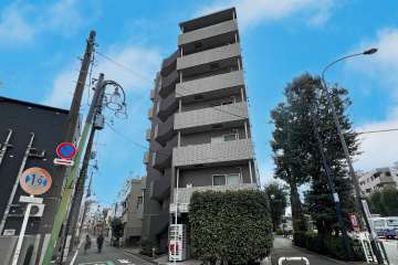 プレールドゥーク高円寺の外観（北側から）