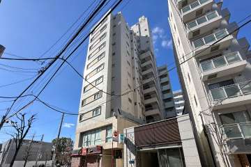 陽輪台高円寺の外観（北東側から）