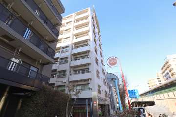高円寺北コーポの外観（南東側から）