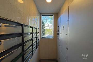 共用ポストと宅配ボックス