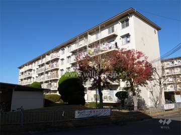 公社清和台住宅８号棟の外観（南東側から）