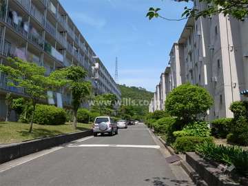 敷地南側の前面道路
