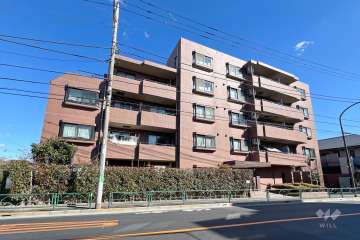 リーベスト松庵の外観（南西側から）