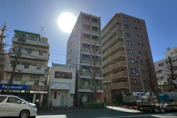 スパシエ荻窪の外観（北東側から）