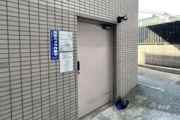 駐輪場の出入り口