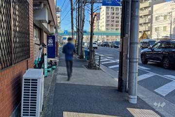 敷地東側は都道311号（環八通り）に面しています。