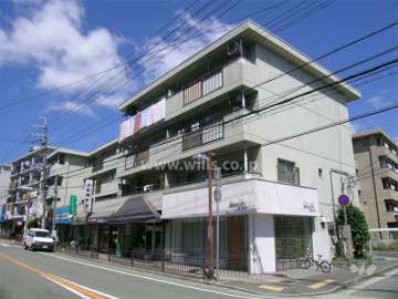 栄町団地 Ｇ棟の外観（南東から）