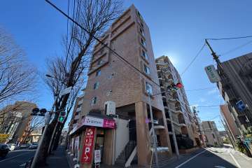 芦花公園ハイツの外観（北西側から）.