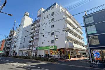 ハイネス阿佐ヶ谷の外観（北西側から）