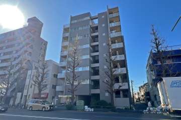 グランドメゾン南阿佐ヶ谷の外観（北側から）