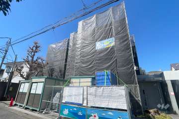 コスモ南阿佐ヶ谷ヒルハウスの外観（南東側から）