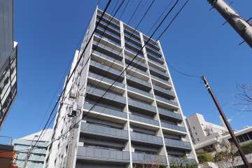 プラウド南阿佐ヶ谷の外観（南西側から）