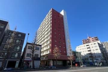 成宗マンションの外観（北東側から）