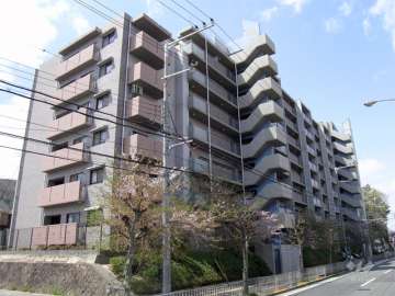 プレシアス清和台中央の外観（南東側から）