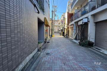 敷地東側の前面道路　